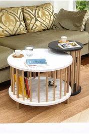 Hanah Home Peka-Set108 Blanco y Antracita